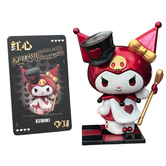 TOPTOY x Sanrio Kuromi Poker Kingdom Series Mini Figure Set of 9 - Picture 10 of 15